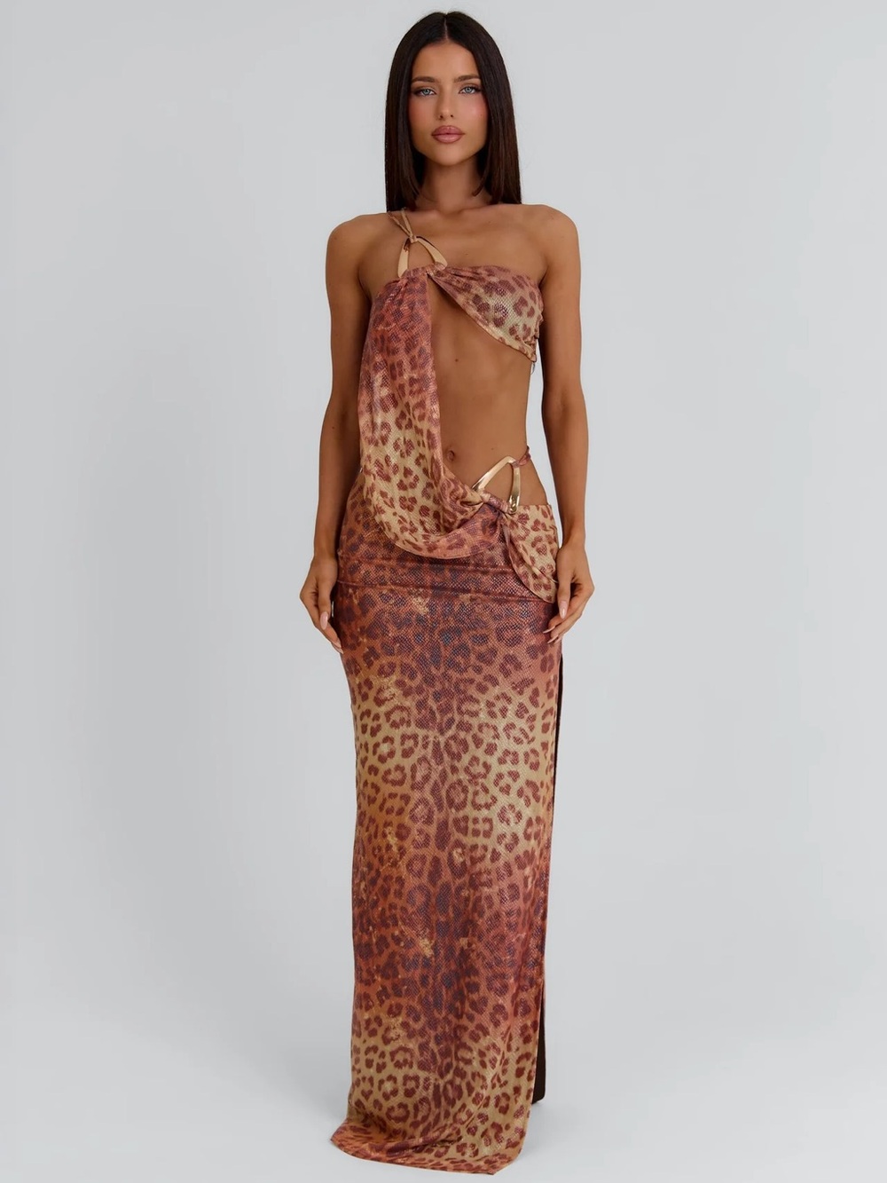 Outcast LAYLLAH MAXI DRESS ZING Medium NWT